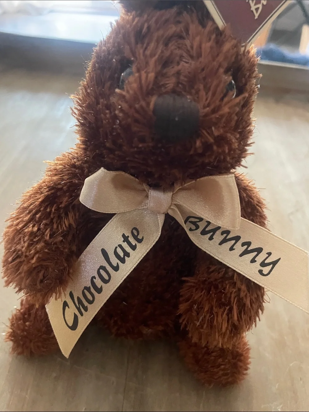 The Dan Dee Chocolate Scented Bunny Plush  - Cozy Toy ( no scent left  ) 9 in